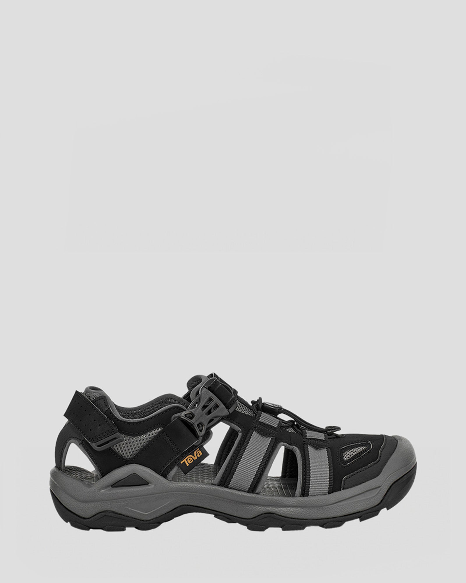 Men's Teva Omnium 2 Sandals - Comfortable Outdoor Adventure Hiking Sandals for Men - Black | Perfect for Hiking, Camping & Water Activities
