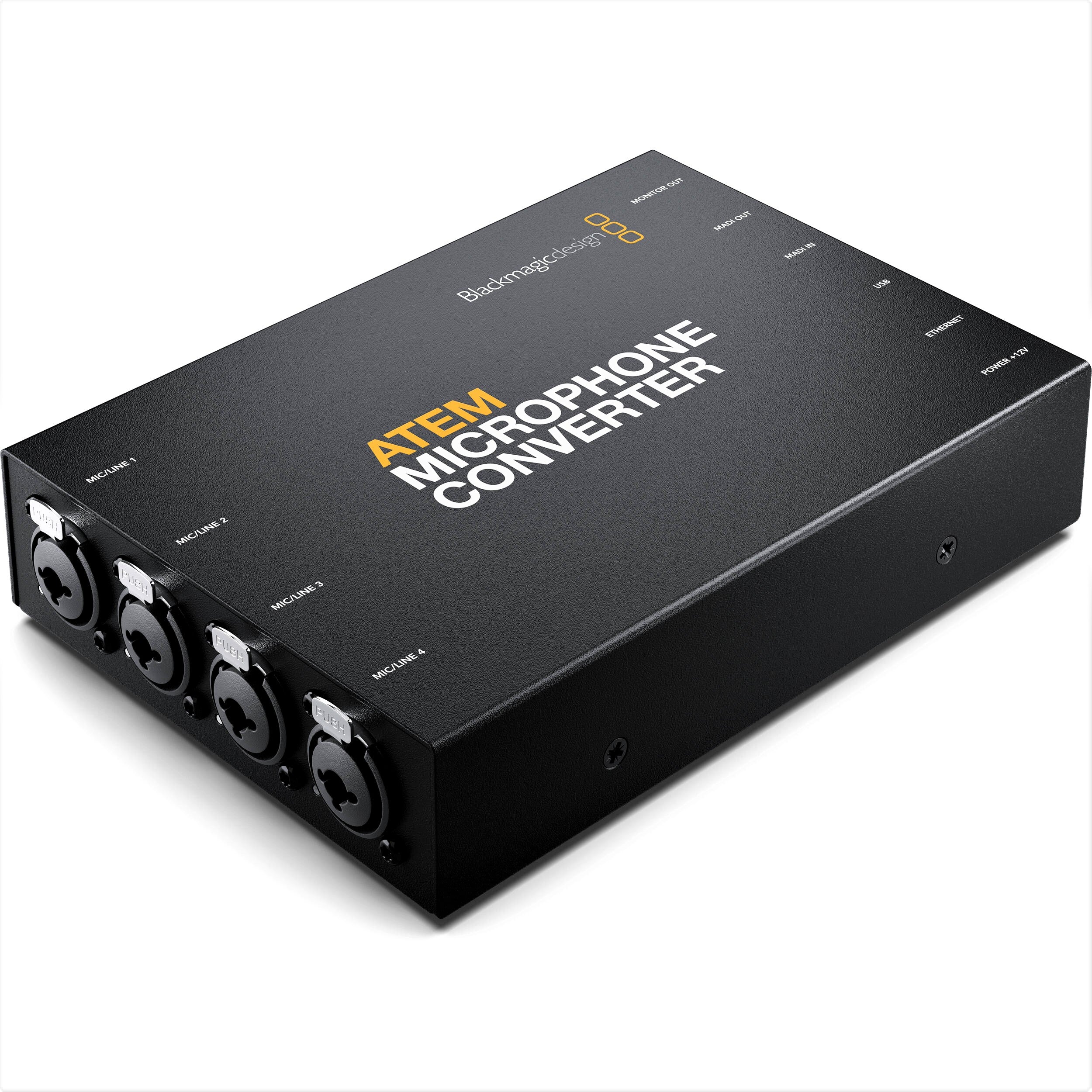 Blackmagic Design ATEM Microphone Converter - Professional Audio Interface for Live Streaming & Podcasting | Perfect for YouTube, Twitch & Studio Recordings