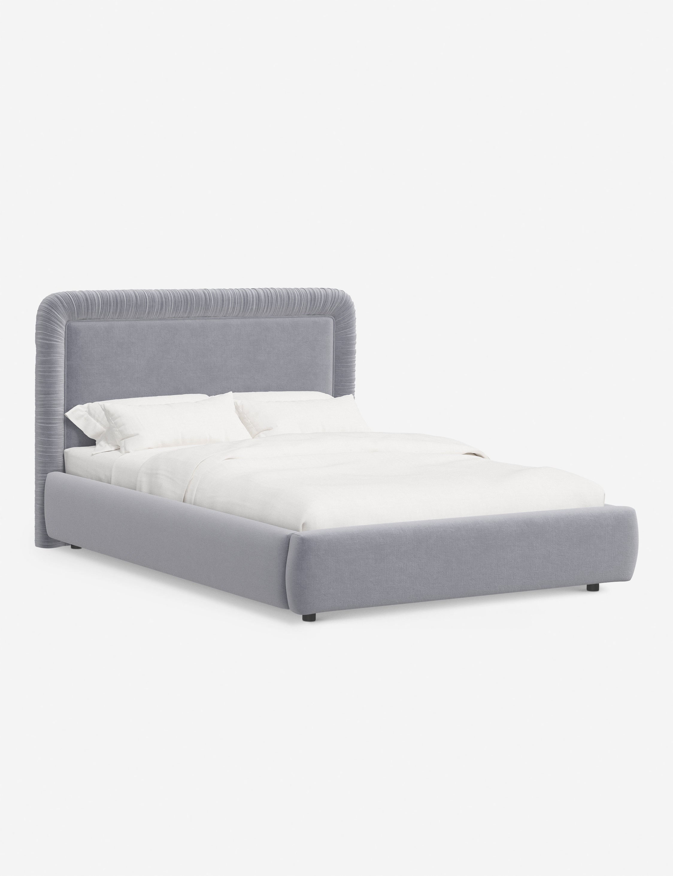 Courtet Platform Bed Frame - Modern Minimalist Wooden Bed with Storage - Perfect for Small Bedrooms, Guest Rooms & Studio Apartments