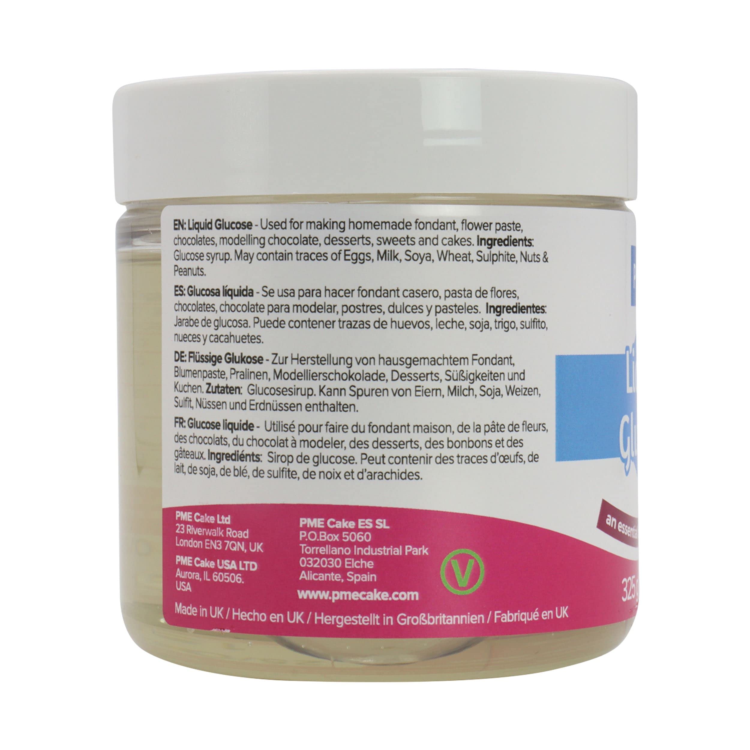 PME Liquid Glucose 325g - Premium Baking Syrup for Cakes, Candies & Desserts | Perfect for Fondant, Icing & Pastry Making