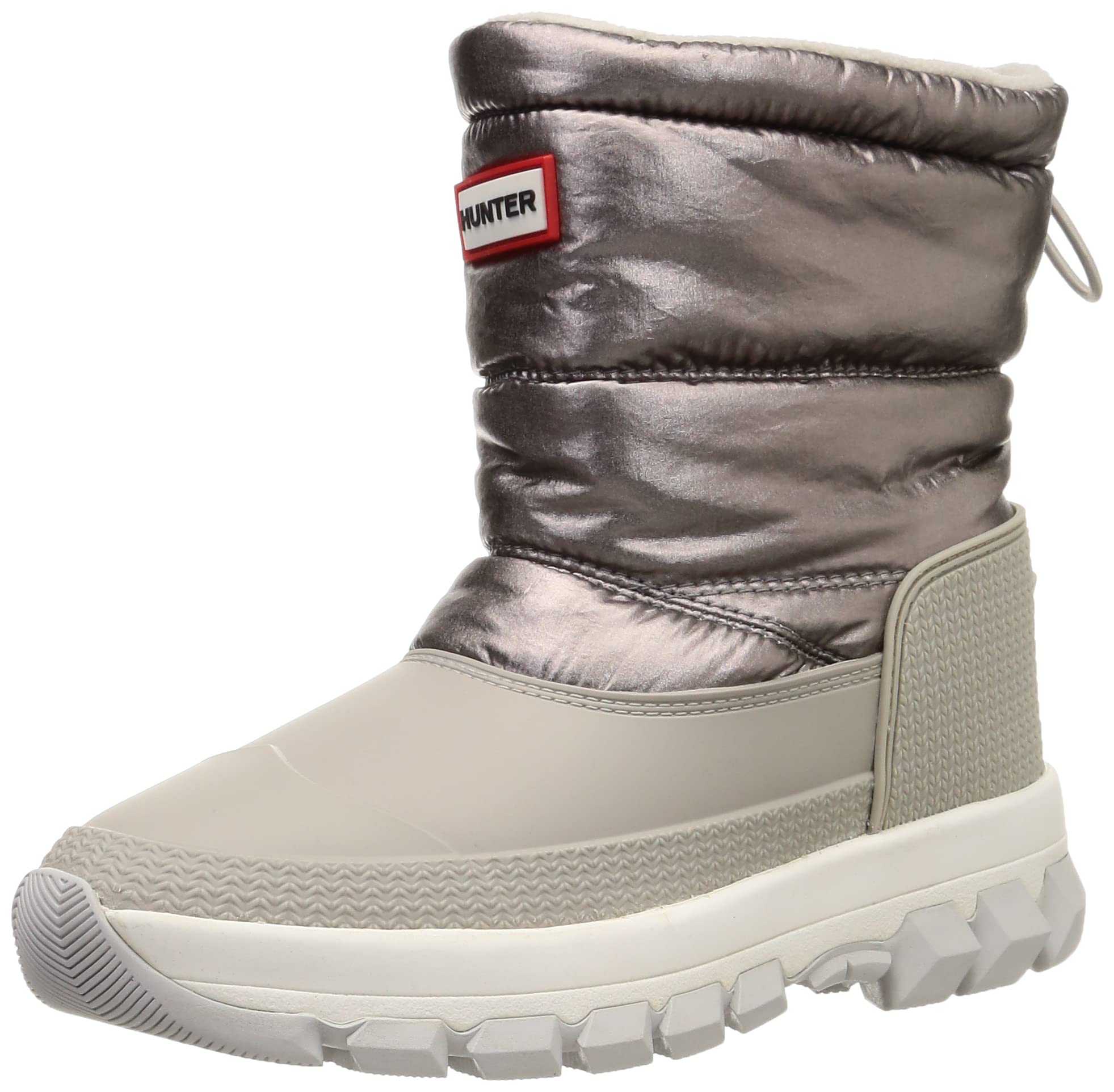 HUNTER Women's Metallic Insulated Snow Boots - Waterproof Winter Boots for Cold Weather, Slip Resistant Short Ankle Booties for Snow, Ice & Outdoor Activities
