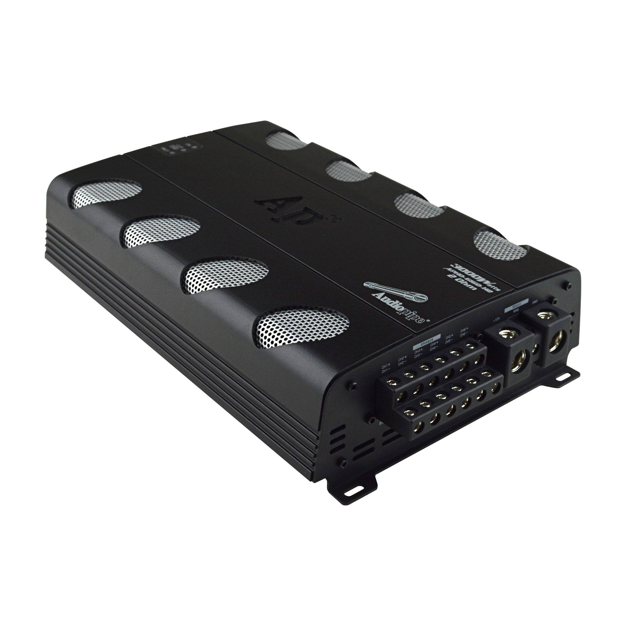 APHD 6160 H2 6-Channel Full Range Class D Car Amplifier - High Power Audio System for Cars, Trucks, SUVs & Marine Boats - Perfect for Upgrading Your Vehicle Sound System
