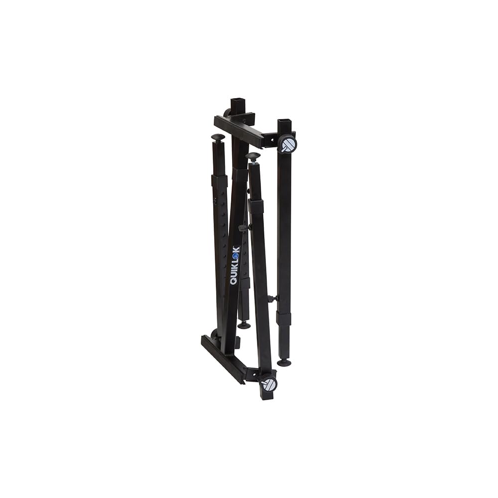 QUIK LOK WS-421 Adjustable Keyboard Stand & Mixer Stand - Heavy Duty Music Equipment for Studio, Stage & Home Use