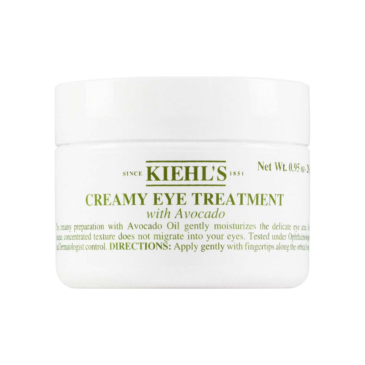 Best Creamy Avocado Eye Treatment for Dark Circles & Wrinkles - Hydrating & Anti-Aging Eye Cream for Day & Night Use - Perfect for Dry Skin & Sensitive Eyes