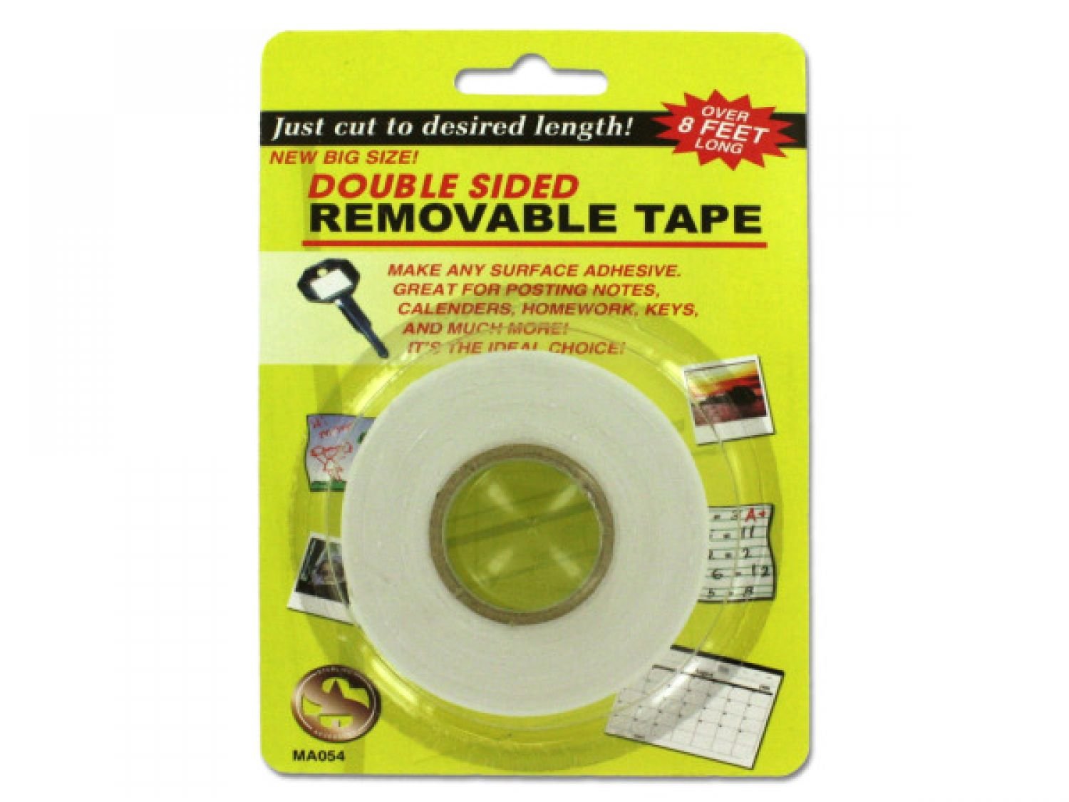 StarSun Depot Double Sided Removable Tape - 36 Pack Strong Adhesive Strips for Hanging Posters, Photos, Decor & DIY Projects - Home & Office Use