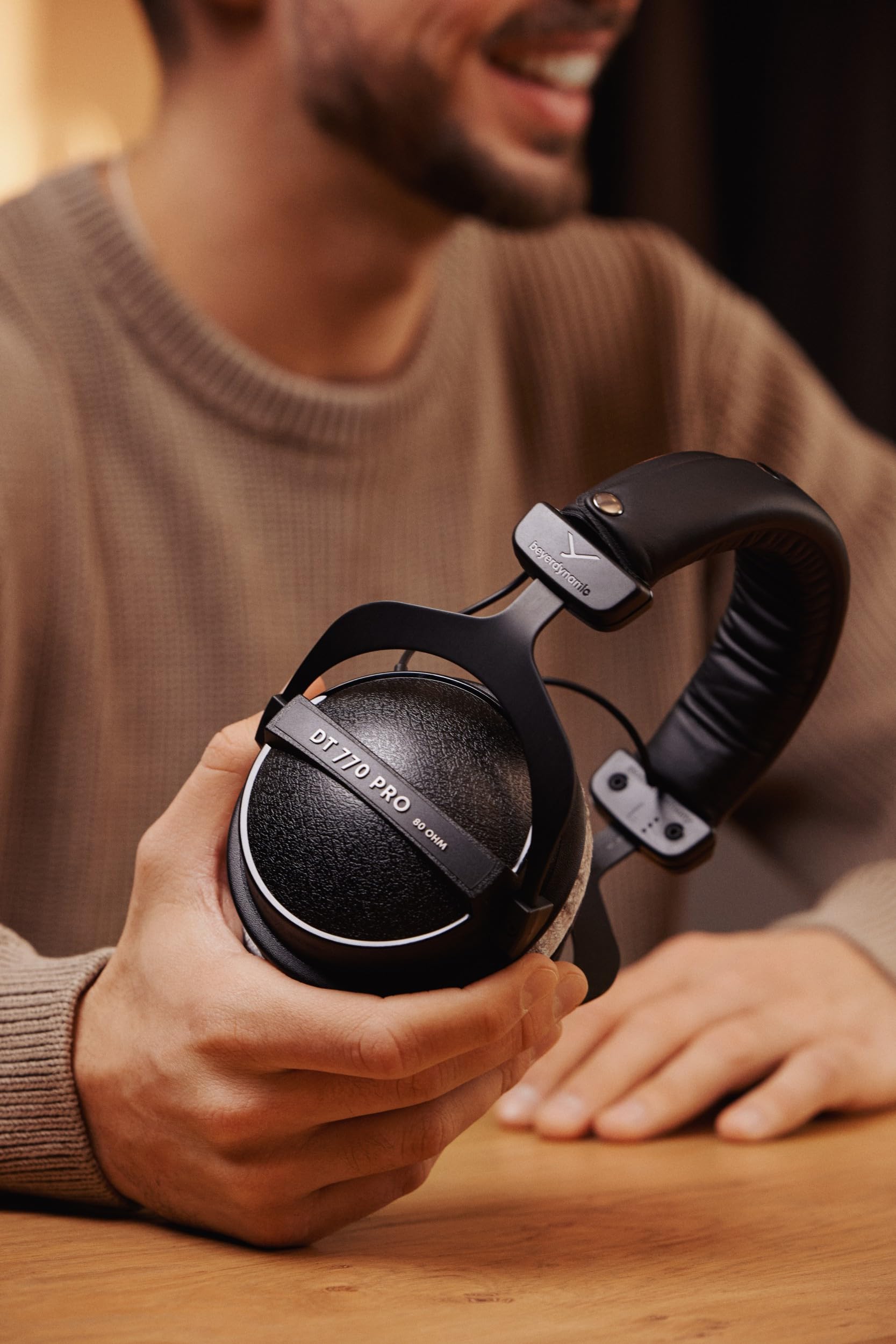 beyerdynamic DT 770 PRO 80 Ohm Over-Ear Studio Headphones - Gray Closed-Back Wired Headphones for Professional Recording, Mixing & Monitoring | Perfect for Music Producers, Podcasters & Audio Engineers