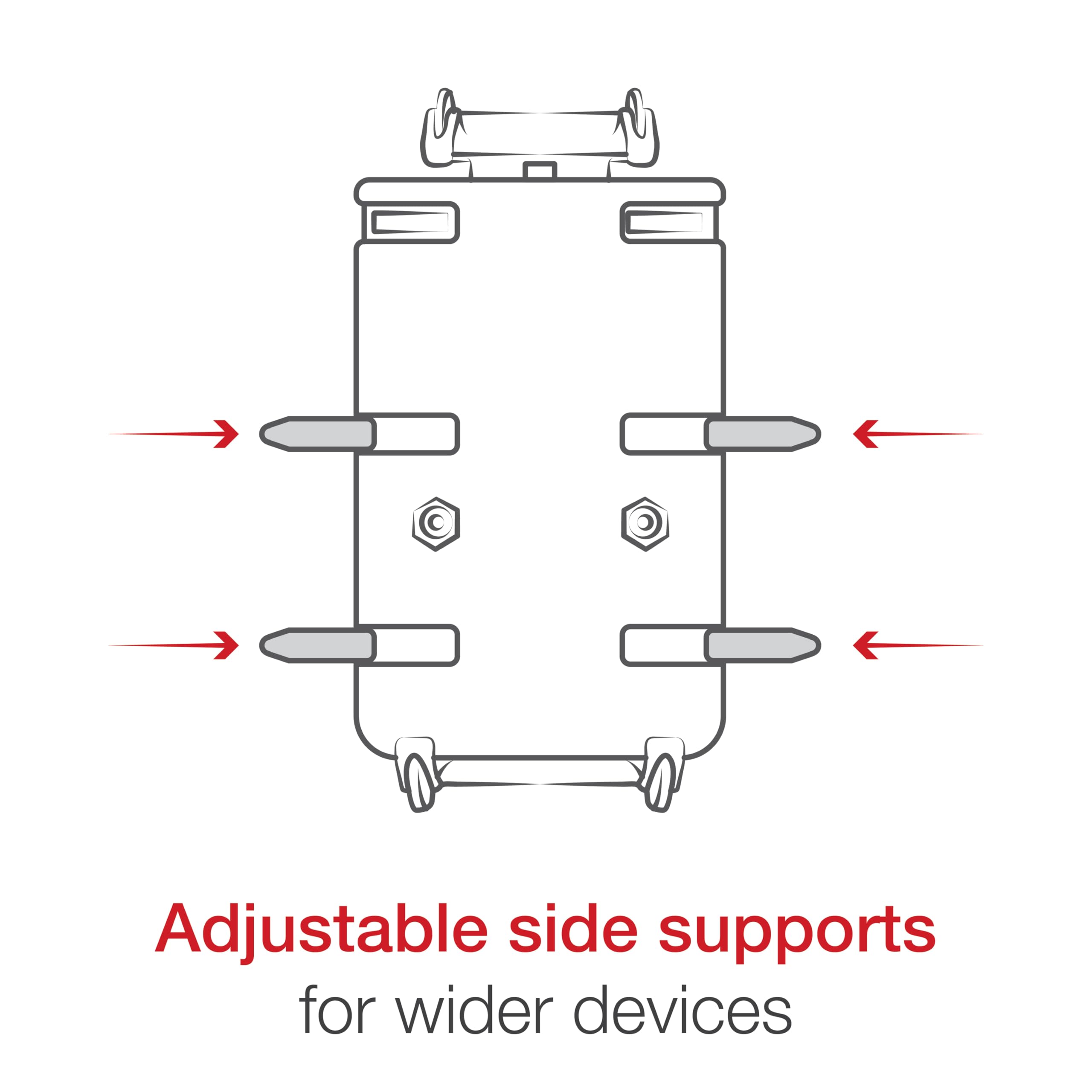 RAM MOUNTS Quick-Grip Phone Mount with RAM Tough-Strap Handlebar Base for Bikes and Motorcycle Handlebars - Perfect for Outdoor Cycling and Motorcycling Adventures