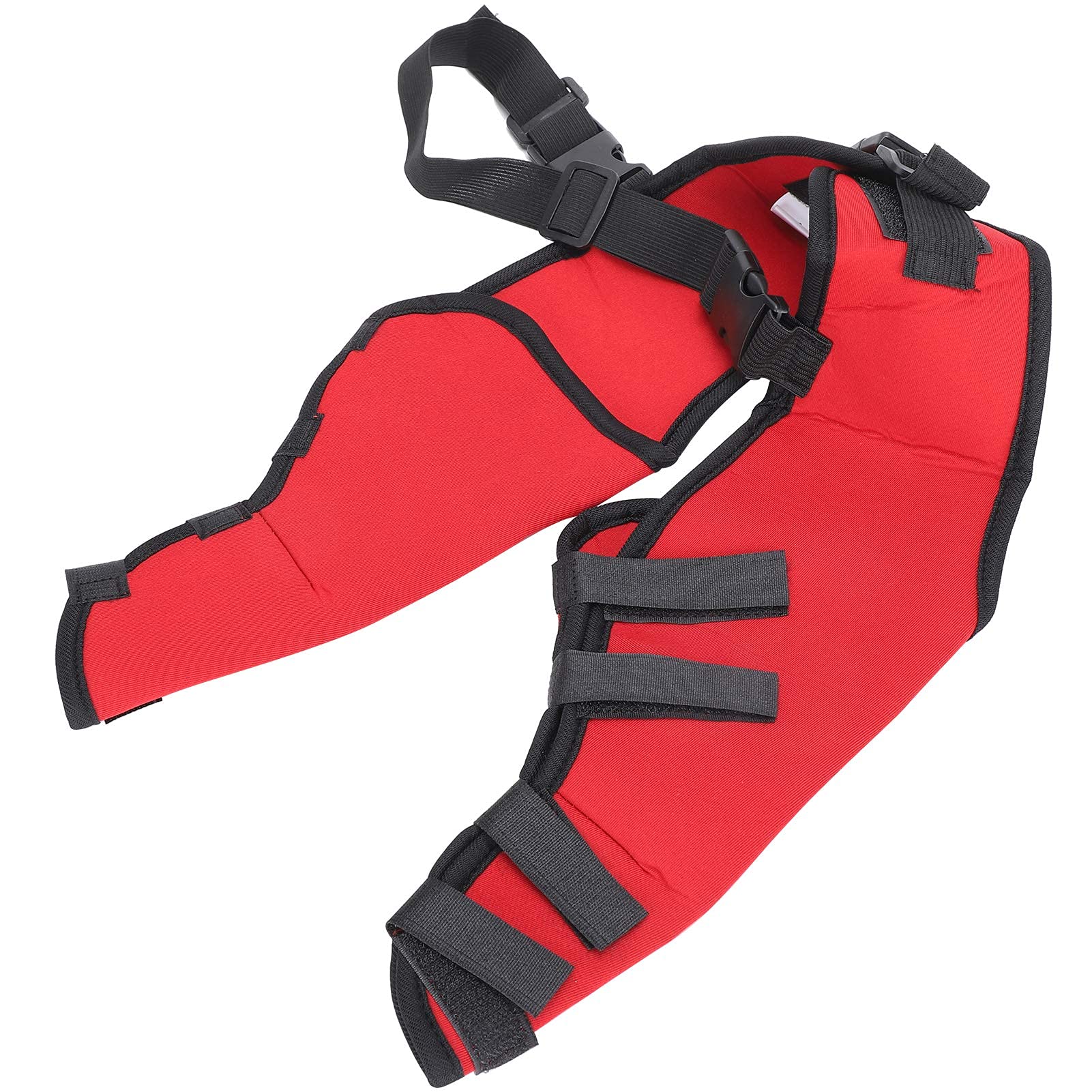 FECAMOS Dog Knee Brace for Joint Support - Durable & Adjustable Dog Leg Wrap for Small to Medium Dogs (Red, Size M) - Ideal for Arthritis, ACL Injuries & Post-Surgery Recovery