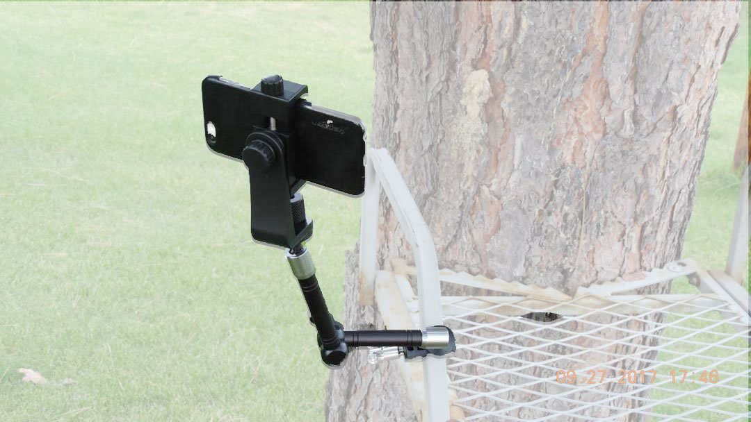 Universal Hunting Tree Stand Phone & POV Camera Mount U-4064 - Secure Attachment for Outdoor Adventures, Wildlife Photography & Action Shots