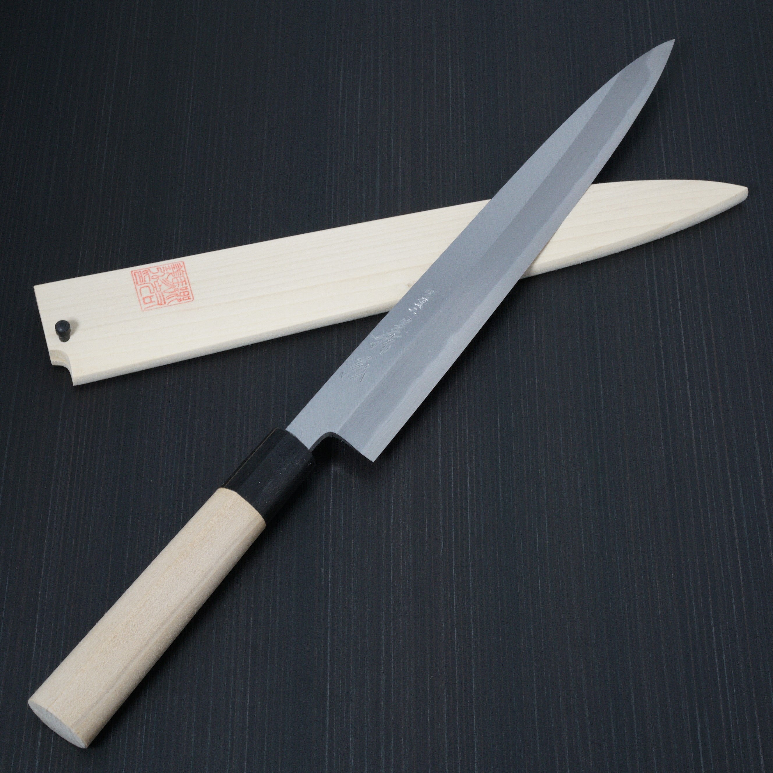 Premium Yoshihiro Jyosaku Shirogami White Steel #2 Sashimi Yanagiba Knife 270mm - Japanese Chef Knife for Sushi, Sashimi & Precision Cutting - Professional Kitchen & Home Cooking Essential