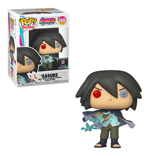 Funko Pop! BORUTO Next Generations: Sasuke Uchiha #1040 [Chalice Exclusive] - Anime Collectible for Naruto Fans & Home Decor Display