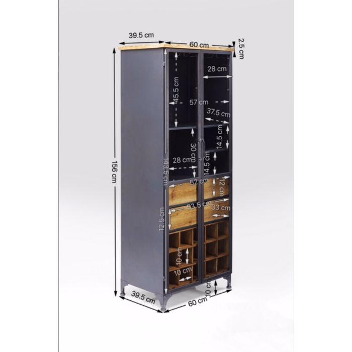 Refugio Display Cabinet - Elegant Glass Showcase for Collectibles & Home Decor | Perfect for Living Room, Dining Room & Office Display