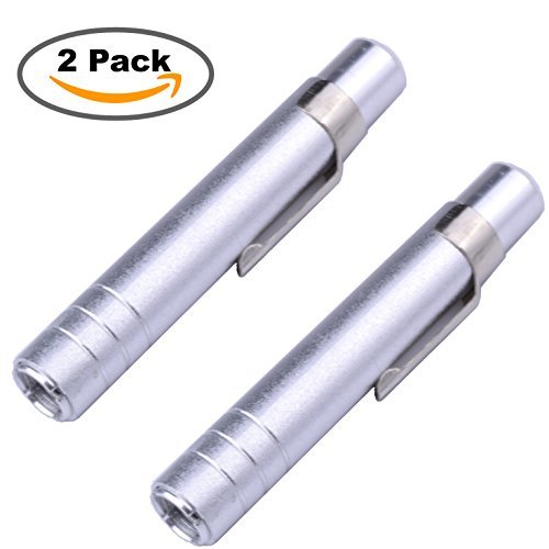 2 Pack Silver Aluminum Alloy Chalk Holder - Teacher's Chalk Clip Clutch for Classroom, Blackboard & Art Drawing (Durable & Ergonomic Design)
