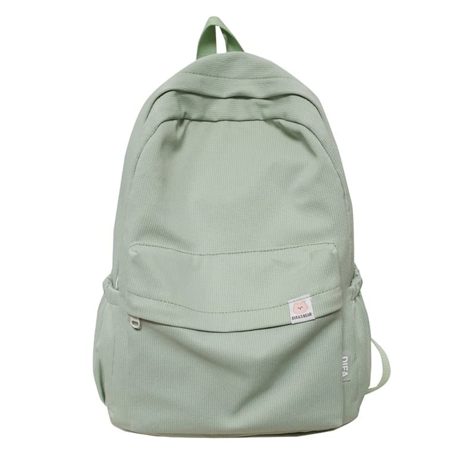Sage Green Backpack for School & Travel - Large Capacity Cute Rucksack for Teen Girls - Lightweight Durable Backpack for College, Work & Daily Use