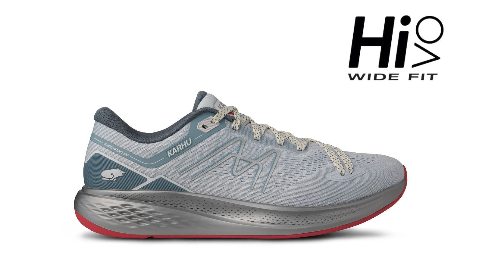 Women's Synchron 2.0 Hivo Running Shoes - Skywriting/Cayenne Color - Lightweight & Breathable for Jogging, Gym Workouts & Daily Wear