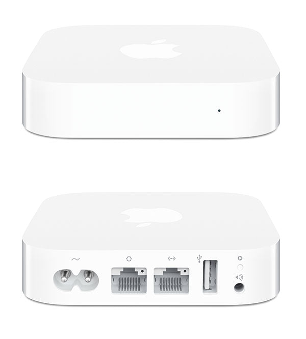 Apple AirPort Express (A1392) - Wireless Router for Home & Office | Easy Setup, AirPlay 2 Support | Stream Music & Extend Wi-Fi Network | Perfect for Smart Homes & Multi-Room Audio