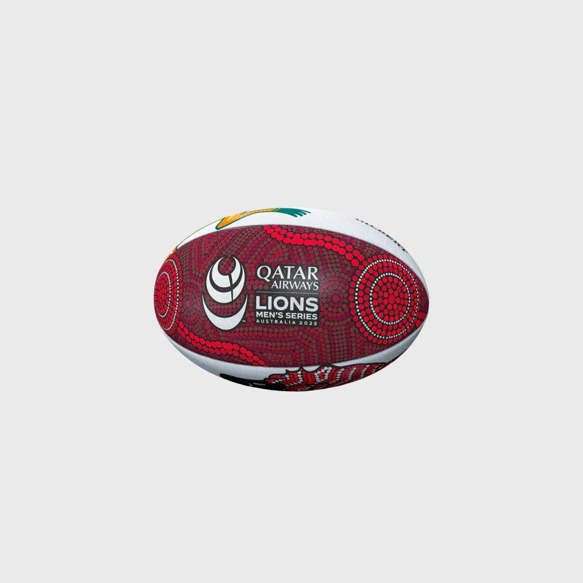 Official Gilbert British & Irish Lions 2025 Mini Rugby Ball - Collectible Souvenir & Fan Gift for Rugby Enthusiasts - Perfect for Game Day, Fan Events & Home Decor