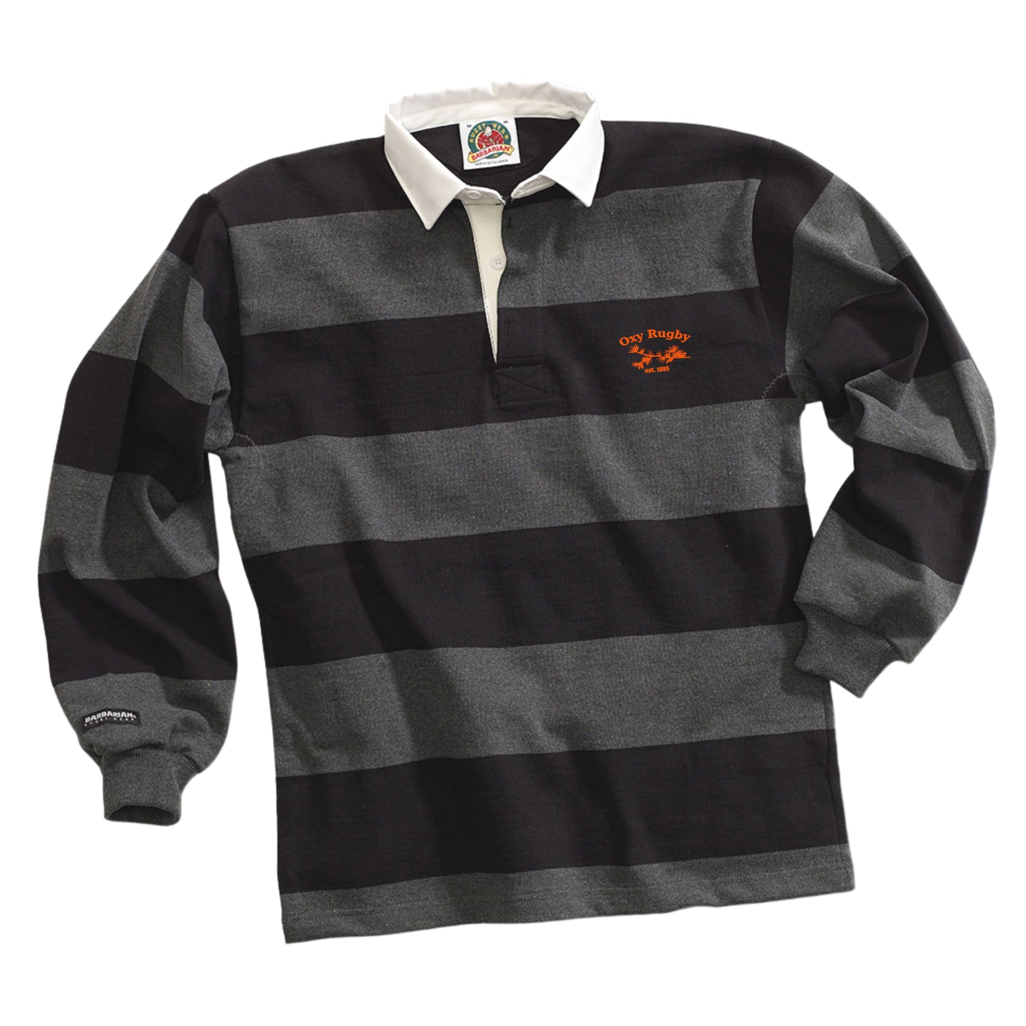 Oxy Rugby 4 Inch Stripe Jersey - Breathable Performance Rugby Shirt for Men & Women - Perfect for Rugby Matches, Training & Casual Sports Wear