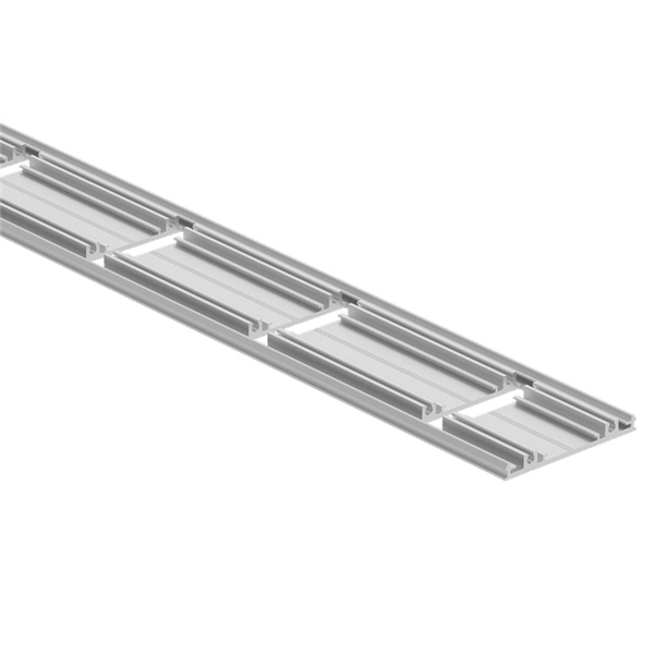 Aluminum Undercapping Plate for VISOR Balustrade - 4000mm Long - Durable & Weather-Resistant for Outdoor Railings & Staircases