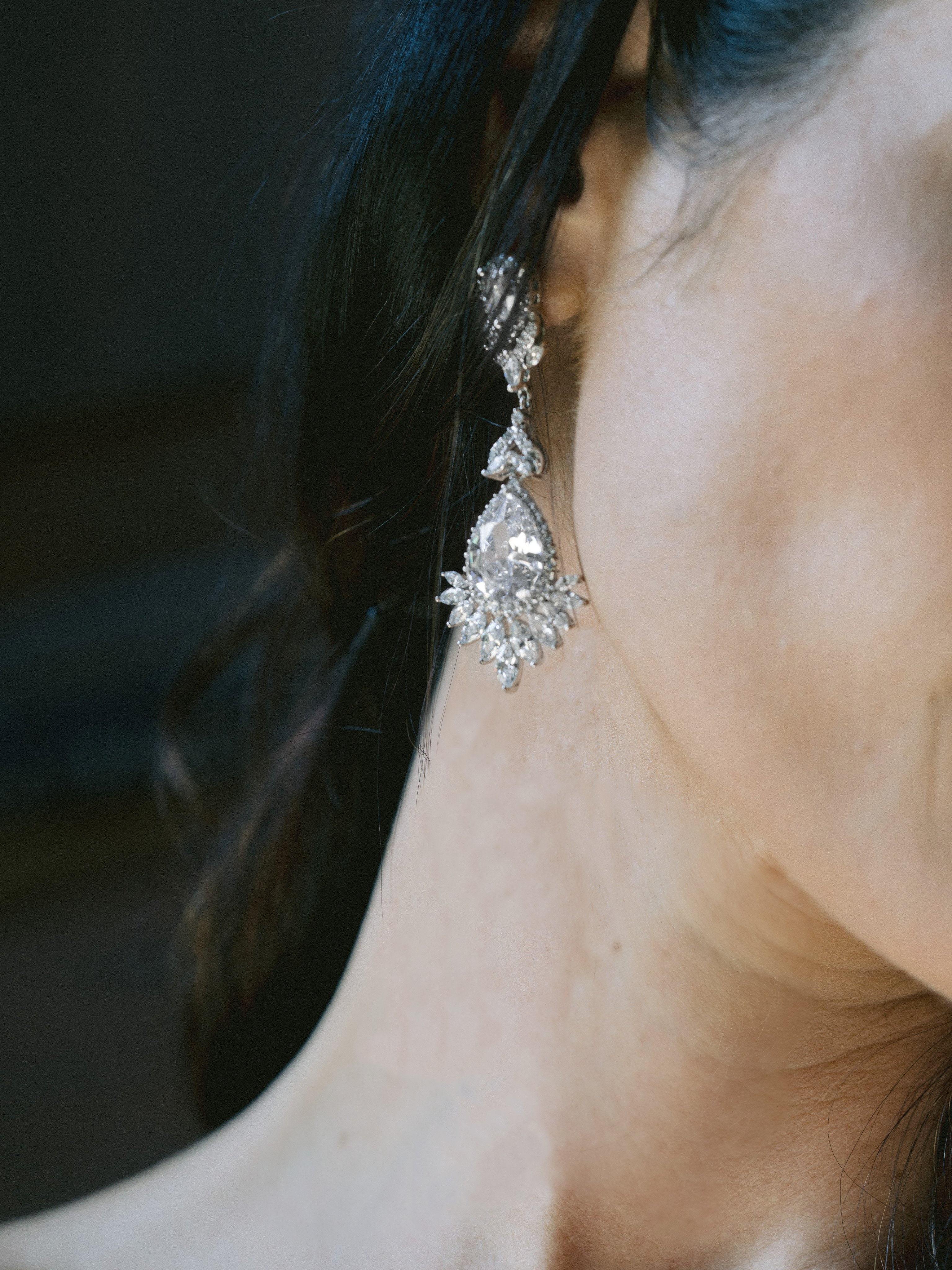 Elegant SIOBHAN Drop Earrings for Women - Sterling Silver Dangle Earrings | Perfect for Parties, Weddings & Special Occasions