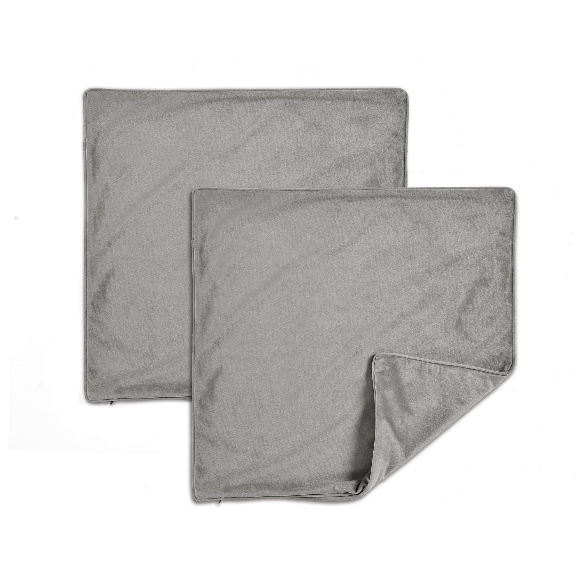 Luxury Velvet Decorative Pillow Covers 2-Pack Set - Soft & Stylish Home Decor for Sofa, Bed, Couch - Perfect for Living Room, Bedroom, Nursery