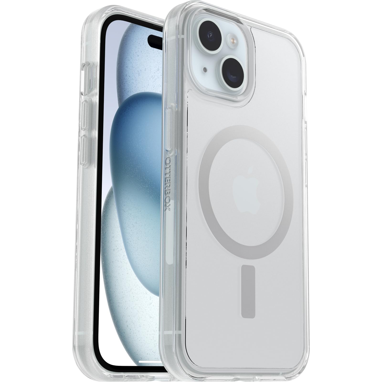 OtterBox Symmetry Clear MagSafe Case for iPhone 16, 15, 14, 13 - Military-Grade Shockproof & Drop Protection Slim Phone Cover | Perfect for Everyday Use, Outdoor Activities & Travel Protection