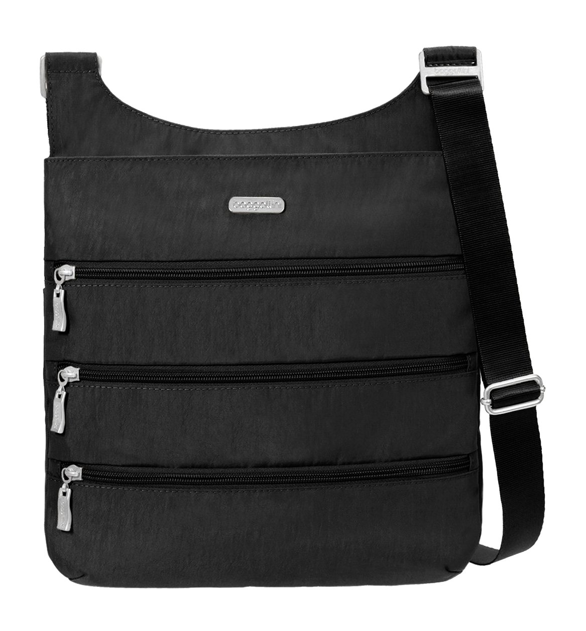 Baggallini Big Zipper Travel Crossbody Bag - Stylish & Secure Anti-Theft Purse for Women, Perfect for Travel, Commuting & Everyday Use