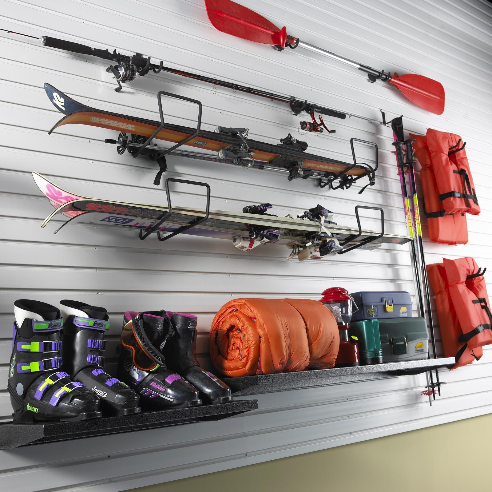 Gladiator GAWP082PBY 8-Foot Gear Wall Panels (2 Pack) - Heavy-Duty Garage Storage System for Tools, Sports Equipment & DIY Organization