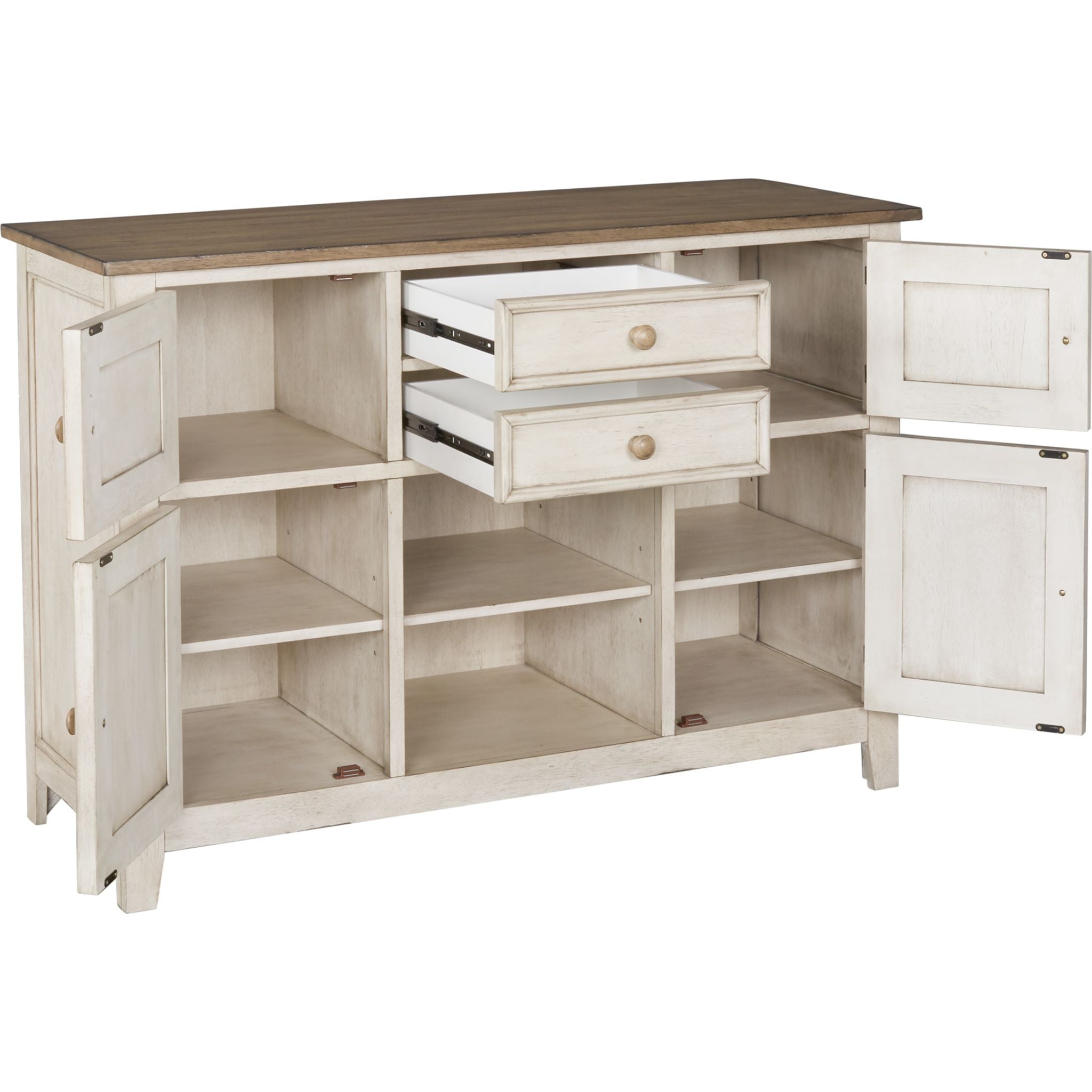 Beacon Dining Server Set - Smoky White & Peppercorn (BEAPW9020) | Elegant Tableware for Fine Dining, Dinner Parties & Home Entertaining