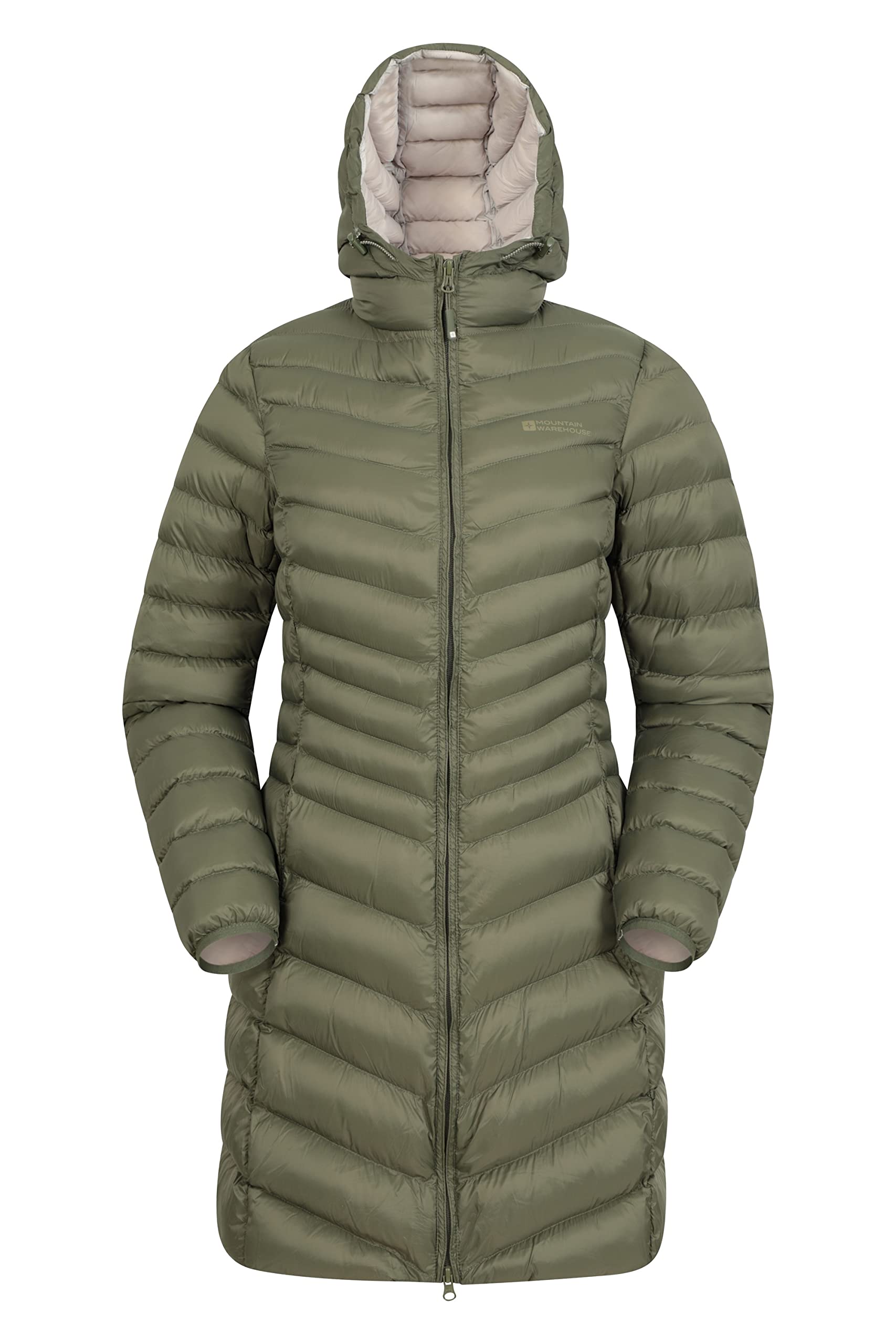 Mountain Warehouse Florence Women's Long Padded Winter Jacket - Waterproof Warm Coat for Hiking, Skiing & Outdoor Activities