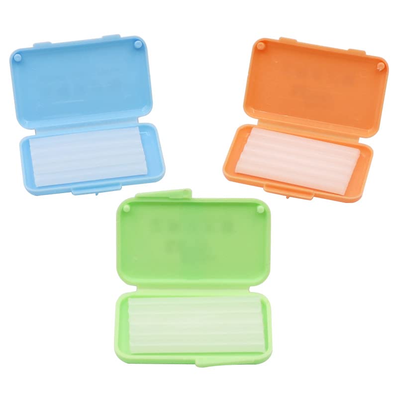 10pcs Orthodontic Wax for Braces - Dental Wax for Gum Irritation Relief, Teeth Protection & Oral Care - BPA Free Ortho Wax (Orange) - Perfect for Braces Pain Relief & Comfort While Eating/Speaking