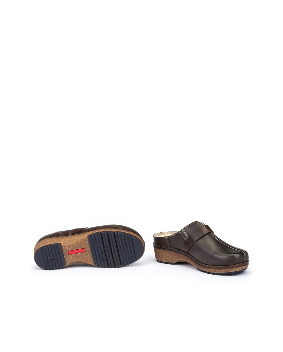 PIKOLINOS Women's Leather Clogs - Comfortable Slip-On Shoes for Casual Wear, Walking & Outdoor Activities