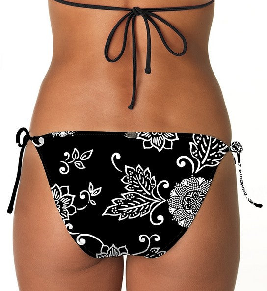 Starry Night 10B Tie Side Bikini - Sexy High Waisted Swimwear for Women, Summer Beach Vacation & Pool Party