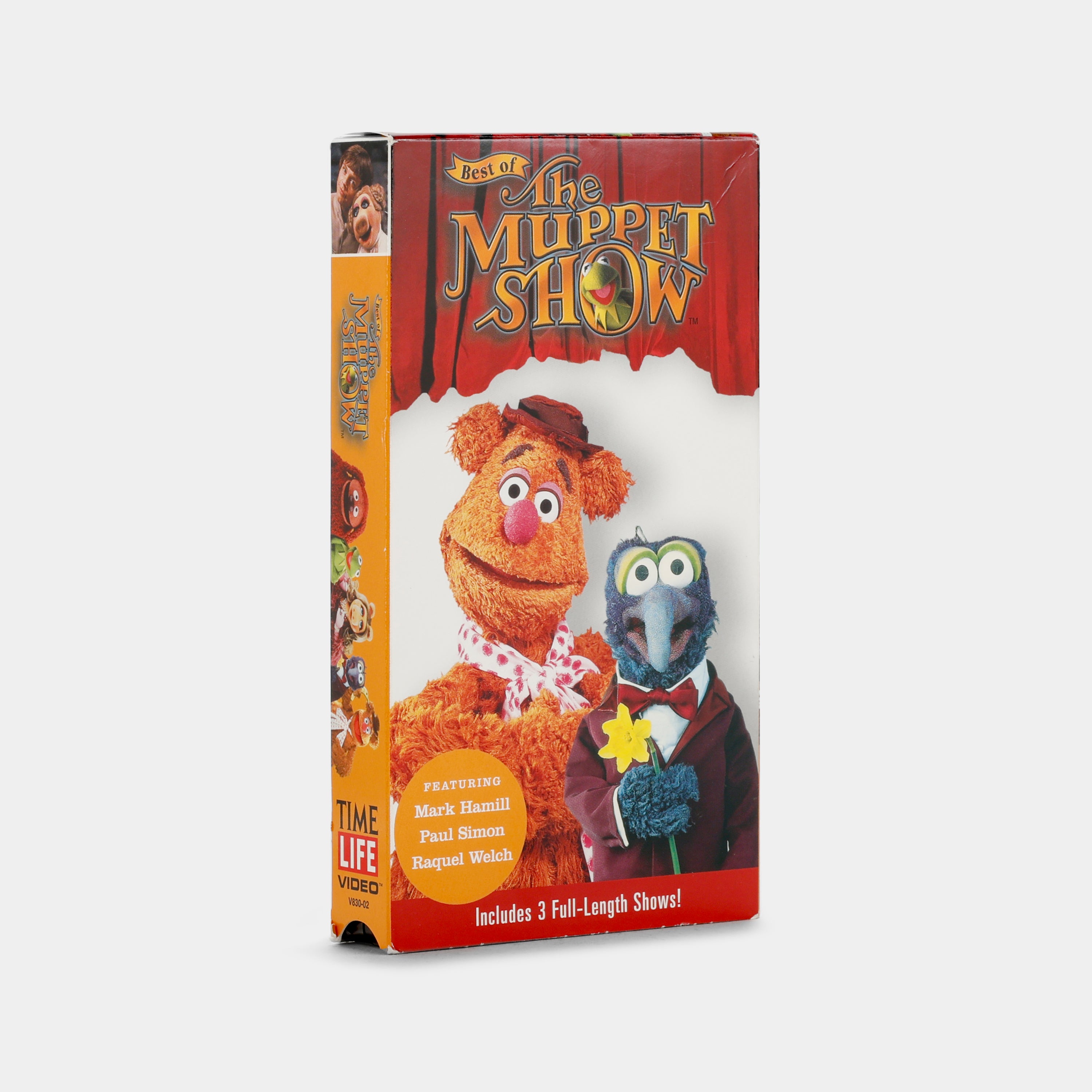 Best of The Muppet Show VHS Tape - Featuring Mark Hamill, Paul Simon & Raquel Welch - Classic 80s Nostalgia for Collectors & Movie Nights