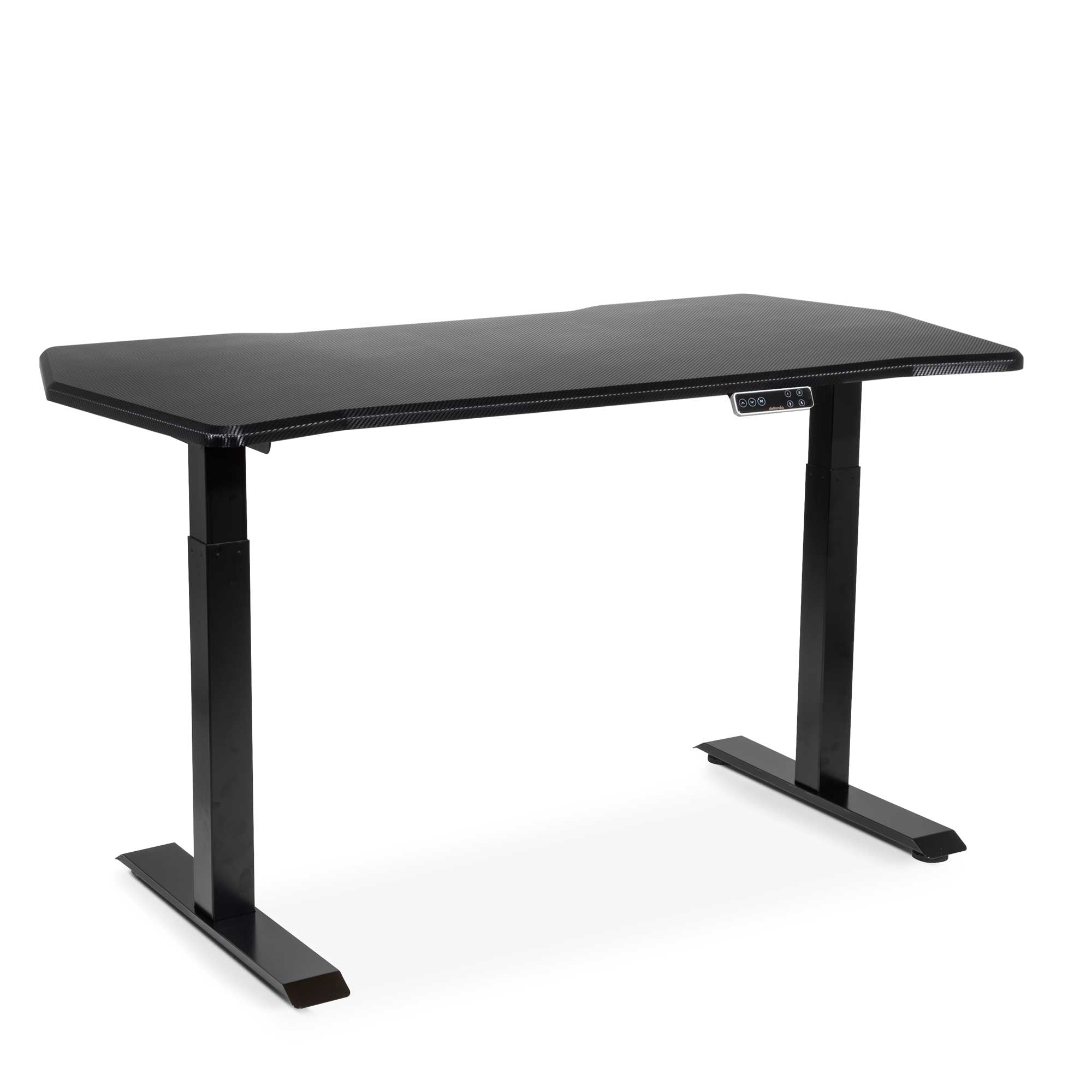Premium Carbon Fiber Electric Height Adjustable Standing Desk - 55
