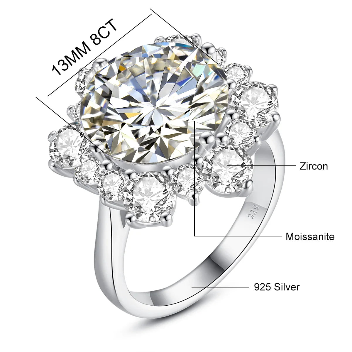 Moissanite Zirconia 1
