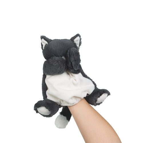 Adorable Mallow Cat Hand Puppet - Interactive Plush Toy for Kids & Storytelling - Perfect for Playtime, Puppet Shows & Early Childhood Development