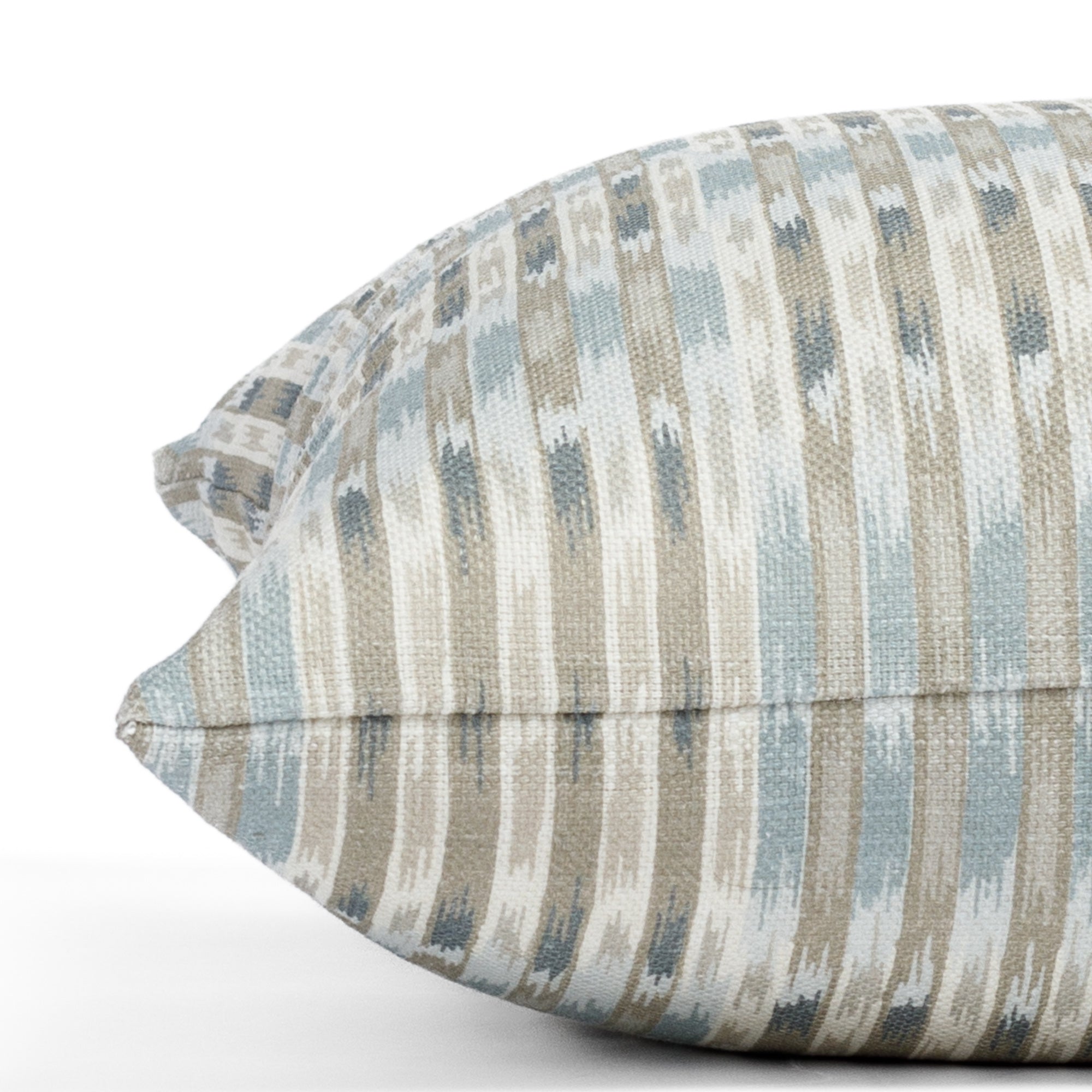 20x20 Decorative Throw Pillow Cover - Soft Seaside Blue Linen Fabric for Couch, Bed, Sofa - Perfect for Coastal, Beach, and Nautical Home Decor