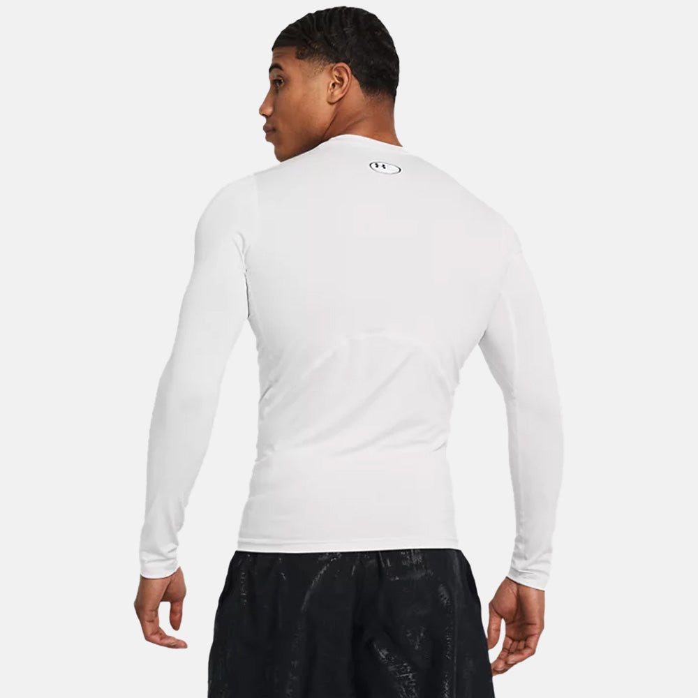 Men's HeatGear Long Sleeve Shirt - Moisture Wicking Athletic Top for Running, Gym & Outdoor Activities | Lightweight Performance Workout Shirt