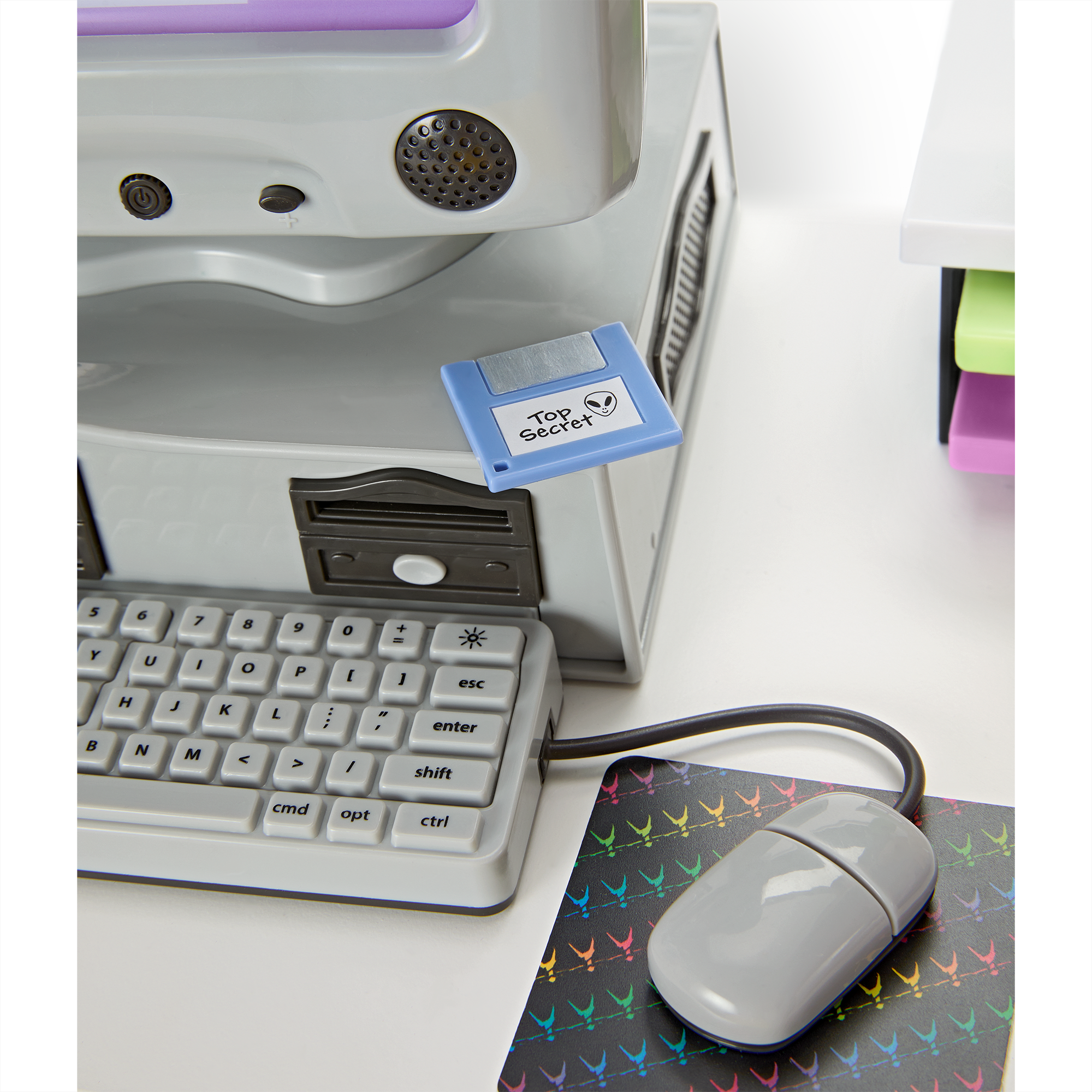 Isabel & Nicki Computer & Desk Set for 18 Inch Dolls - Perfect for American Girl Dolls & Historical Character Play - Ideal for Pretend Office, School & Tea Party Scenes