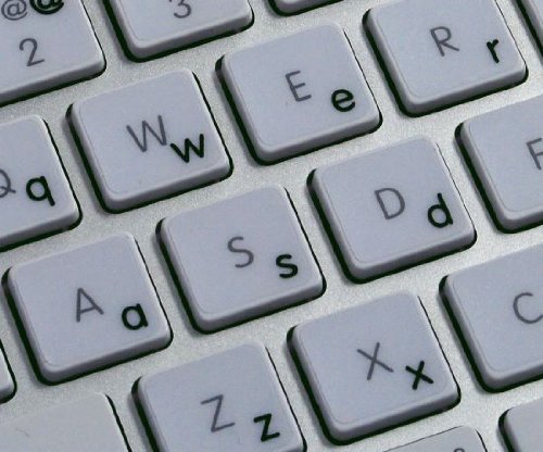 4-Pack English Lowercase Keyboard Stickers - Black Letters on Transparent Background for Apple MacBook, Laptop & Desktop (Perfect for Typing Practice & Keyboard Customization)
