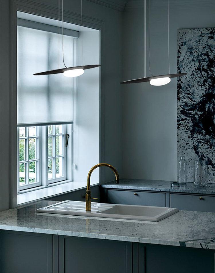 Kwic Pendant Lamp - Modern Hanging Light Fixture for Kitchen Island, Dining Room & Bedroom | Energy Efficient LED Ceiling Light with Adjustable Height