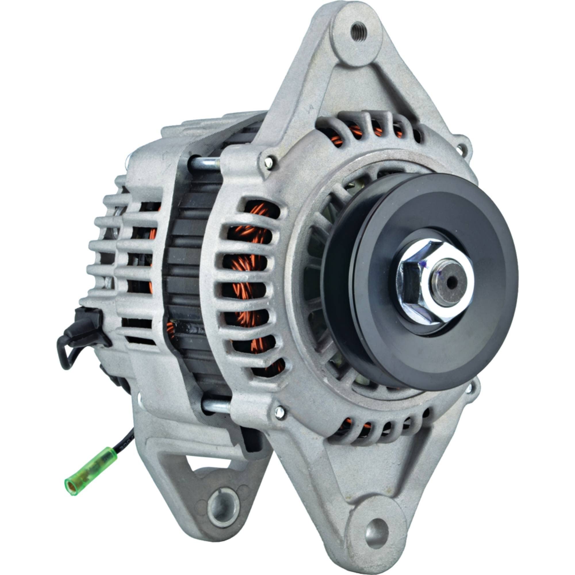 New Alternator for 2-Cylinder Diesel YANMAR 2YM15 Engine (04-On Models) - LRA03783, 128271-77200 - 60Amp 12V Internal Fan & Regulator - CW Rotation - Perfect for Marine, Agricultural & Industrial Equipment