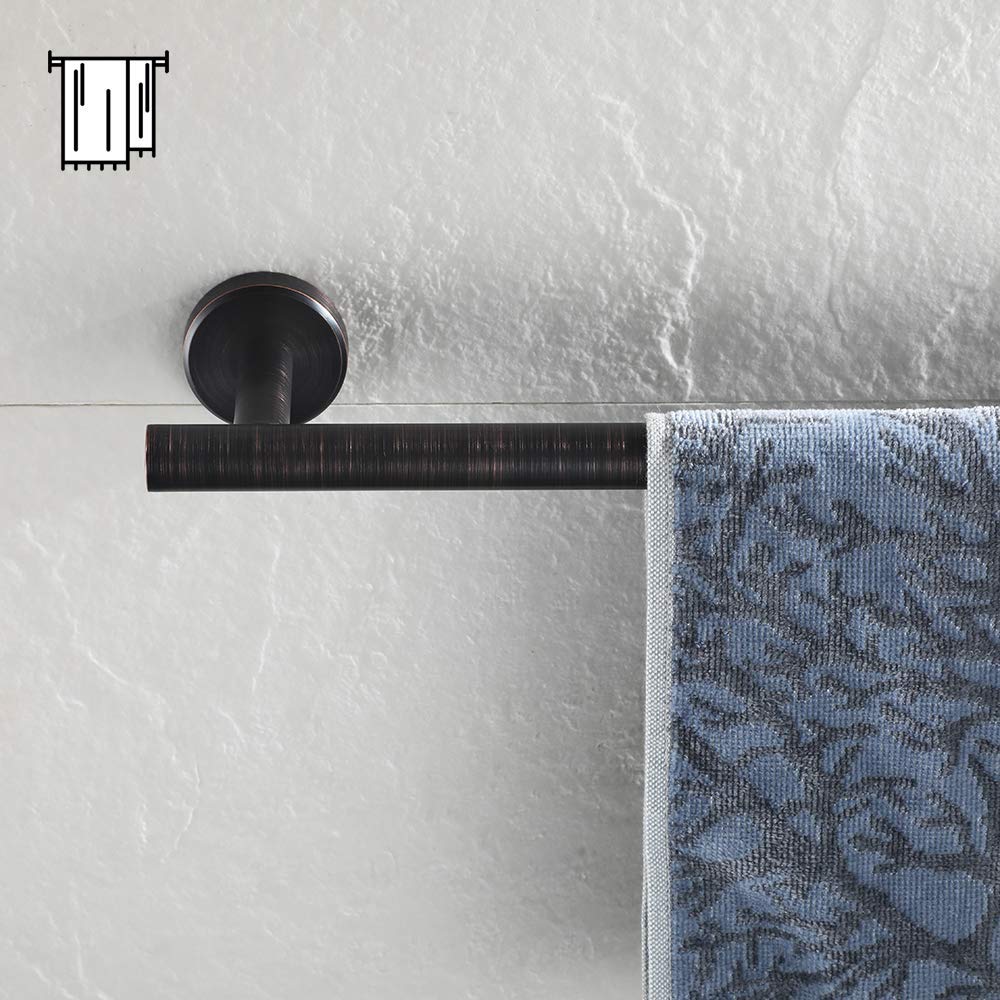 Oil Rubbed Bronze Towel Ring - 7