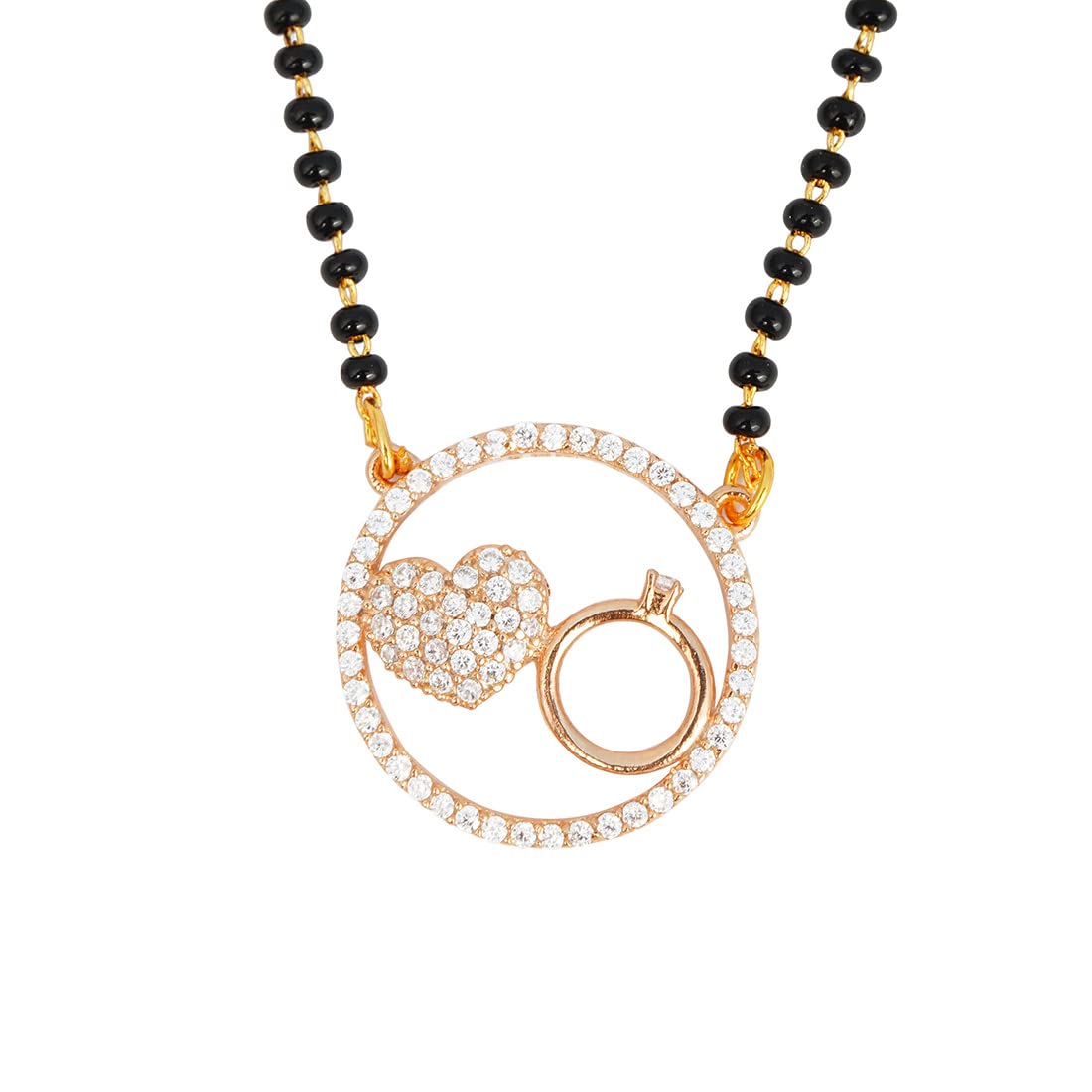 Valentine's Day Gifts for Wife - Romantic Anniversary & Birthday Presents for Women | Thoughtful Mangalsutra Jewelry & Greeting Card Set | Perfect for Weddings, Anniversaries & Special Occasions