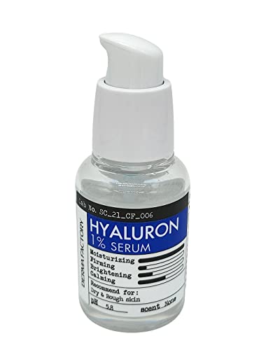 WHITESILK MesoPro 100% Vegan Pure Medical Grade Hyaluronic Acid Serum with Collagen - 1% Super Low Molecular (Under 3000Da) for Ultra Hydration & Skin Plumping - Fragrance & Paraben Free - 30ml / 1 oz - Perfect for Face, Lips & Décolleté - Ideal for Dry Skin, Anti-Aging & Nighttime Skincare Routine