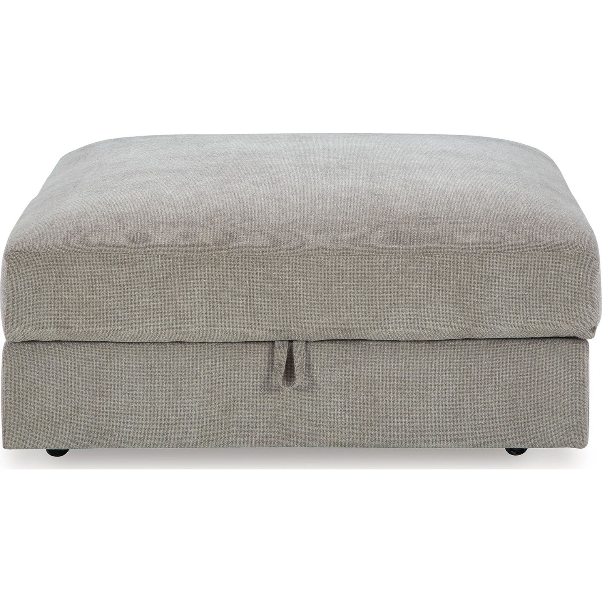 Aslan Court Storage Ottoman - Flax Upholstered Bench with Lift Top, Hidden Storage for Living Room, Bedroom, or Entryway - Perfect for Extra Seating & Home Organization