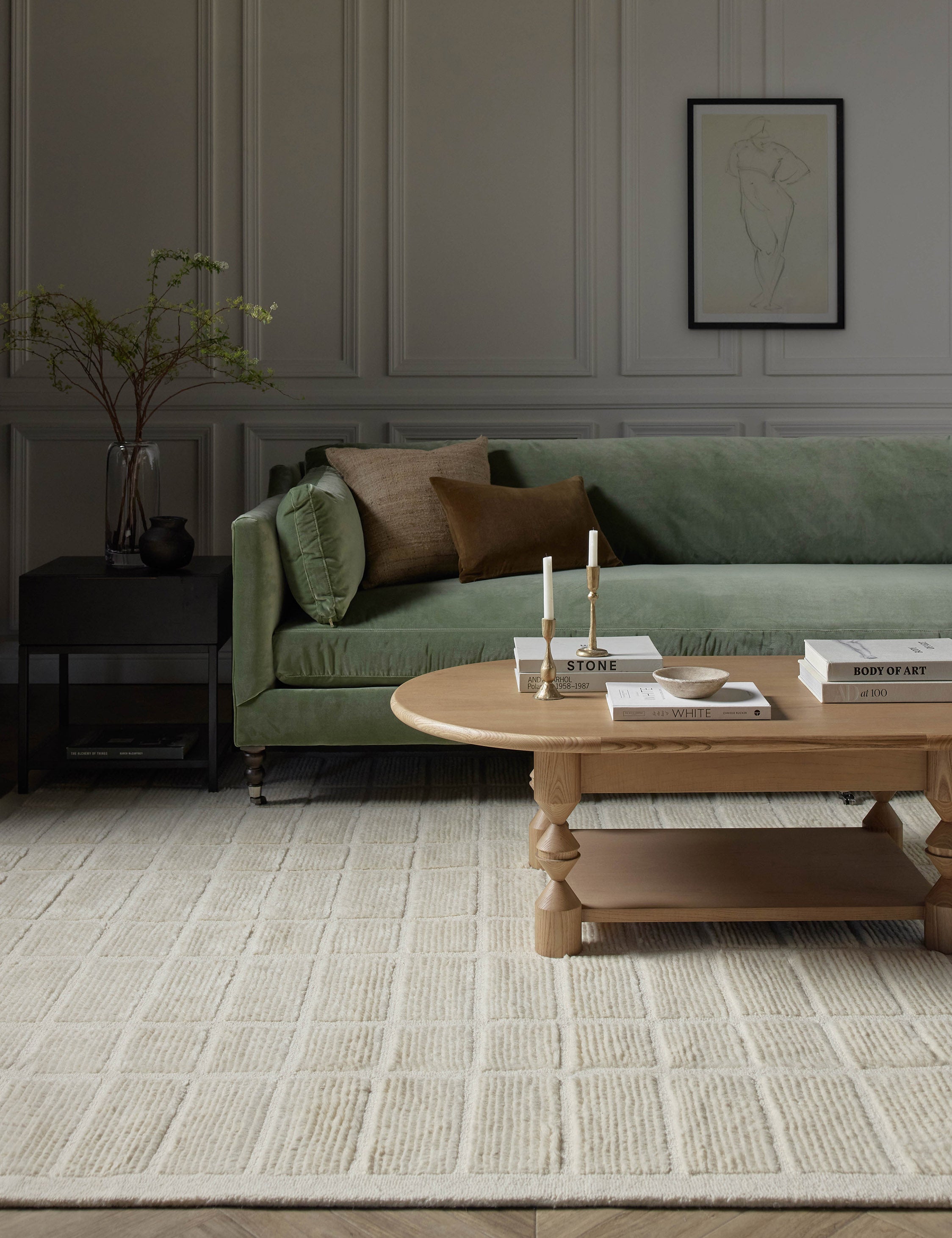 Geller Hand Tufted Wool Rug - Soft & Durable Area Rug for Living Room, Bedroom - Eco-Friendly Home Decor for Cozy Spaces