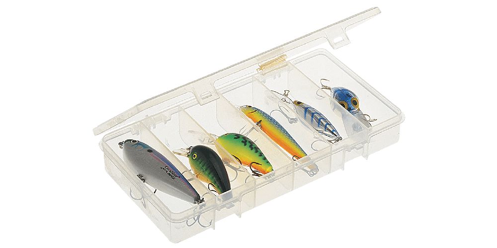 Plano 3400 Six Compartment Stowaway Organizer Box - Fishing Tackle, Craft Supplies & Small Parts Storage for Home, Office & Travel