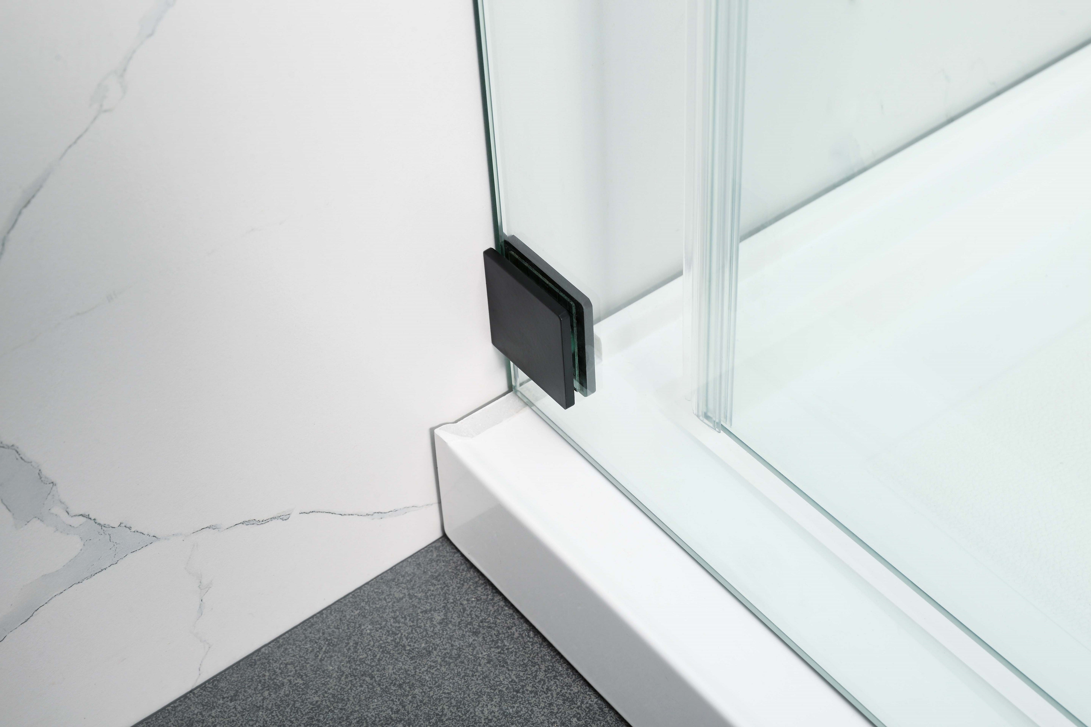 Frameless Single Sliding Glass Door 50
